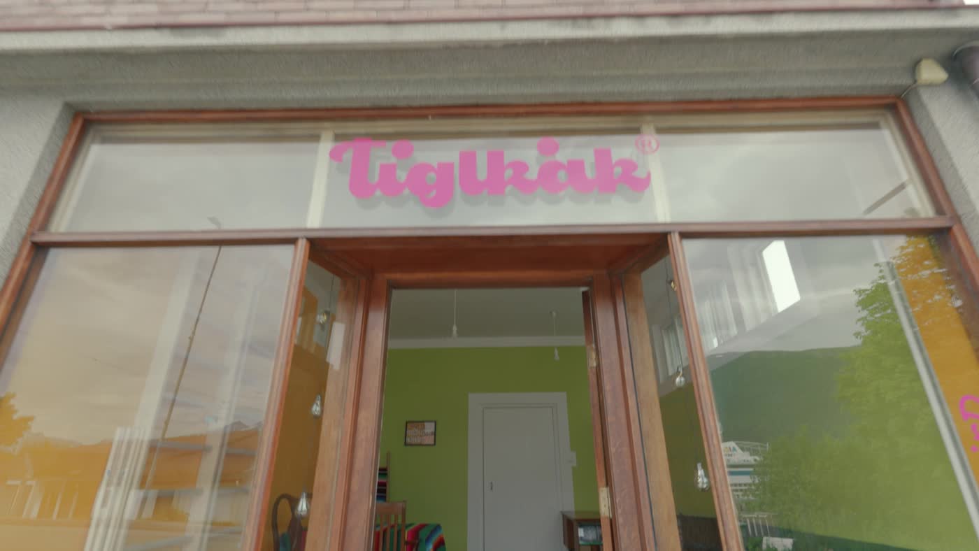 The front door