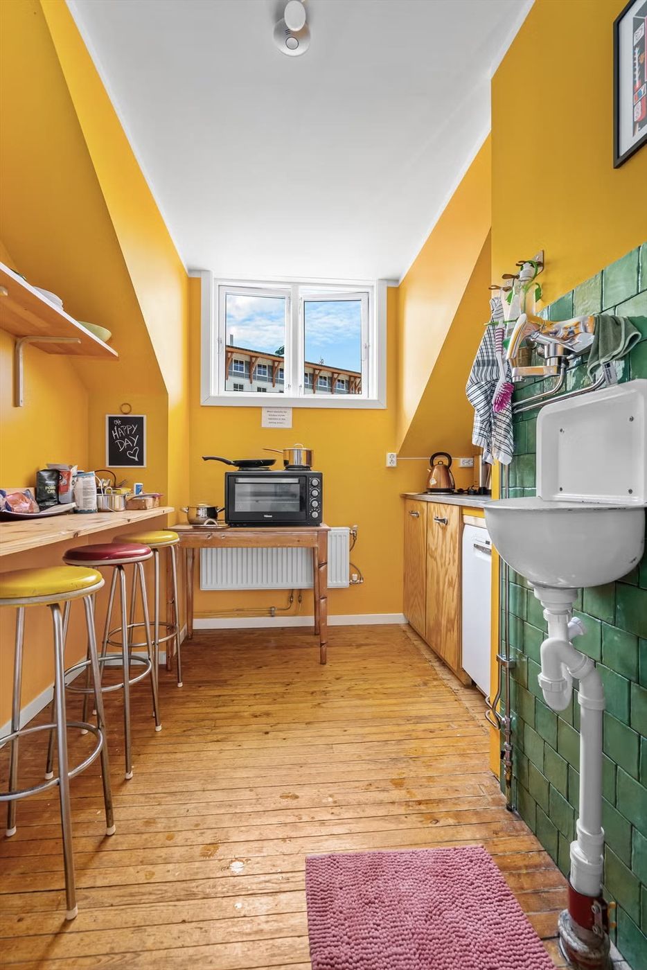 The guest kitchen